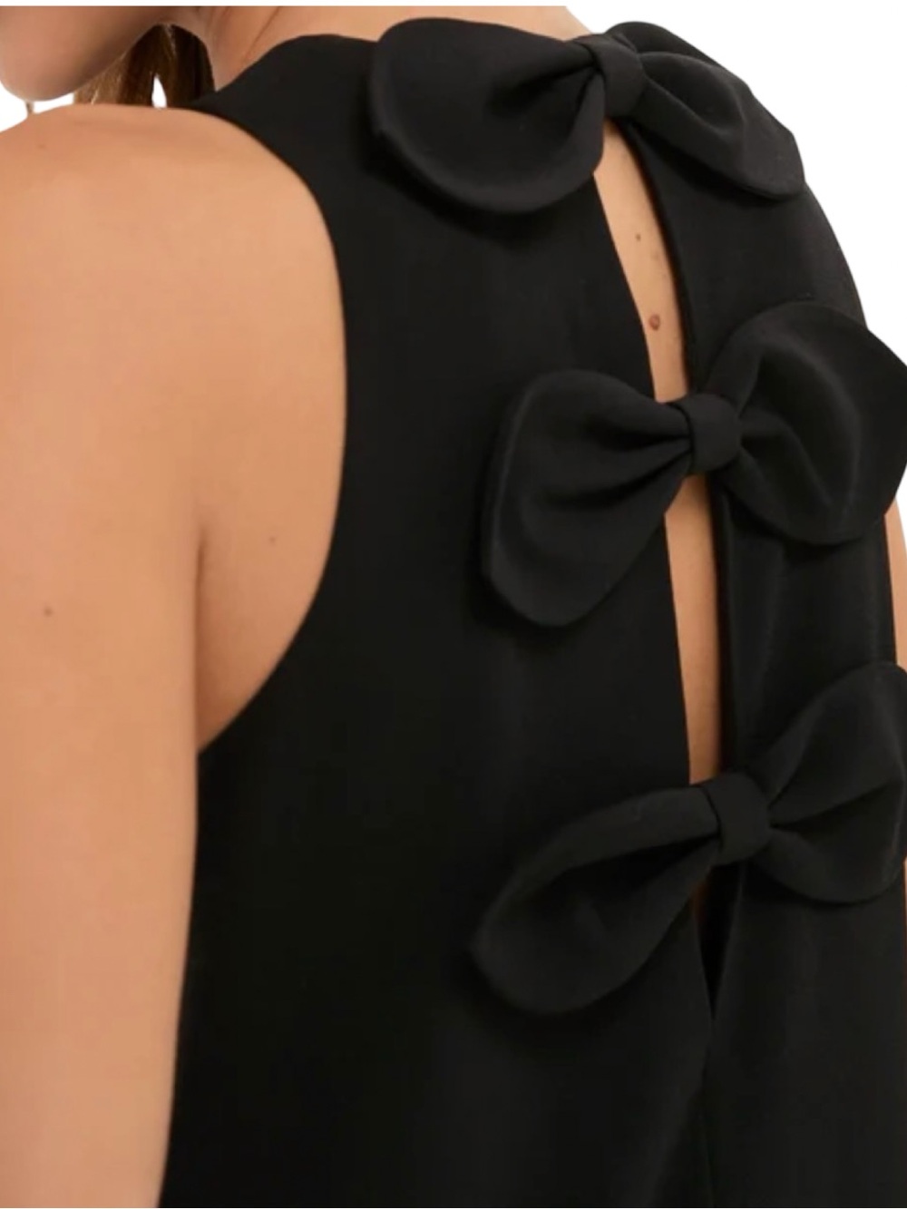 Tuckernuck NWT Crepe Portia Dress Black Size XXS - Picture 3 of 8